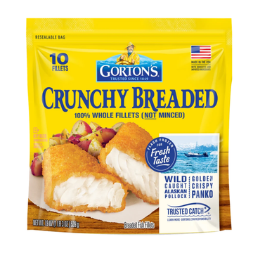 Gortons Chrunchy Breaded Fish 18.2-19 oz