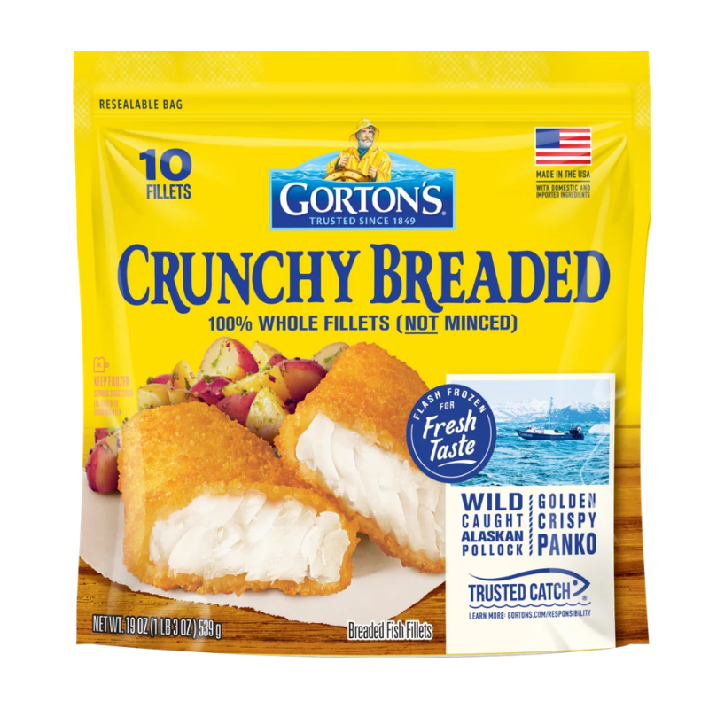 Gortons Chrunchy Breaded Fish 18.2-19 oz