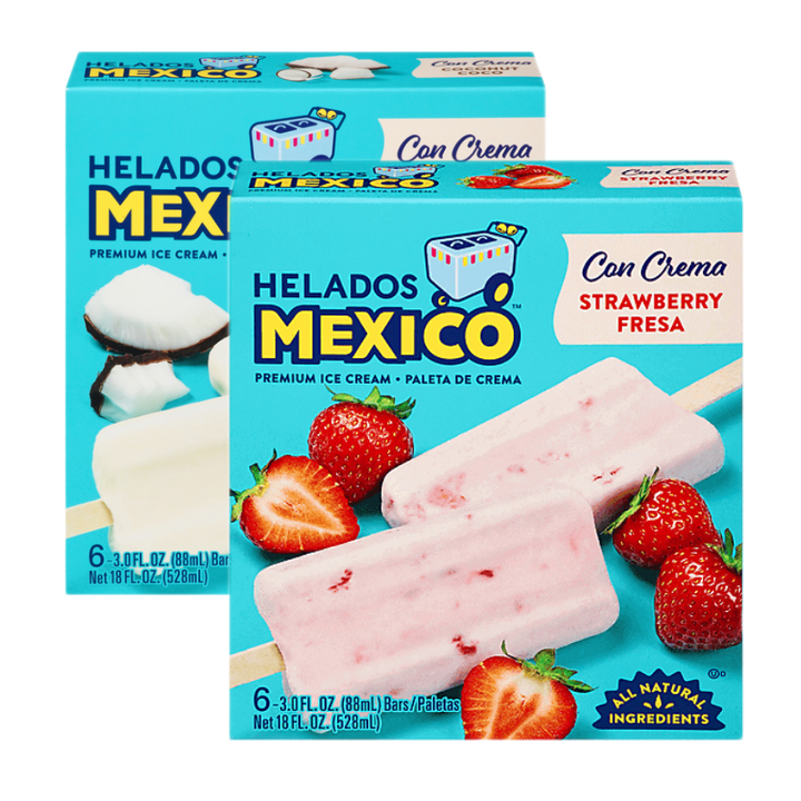 Helados Mexico Fruit Bars 6 Pk