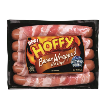 Hoffy Bacon Wrapped Hot Dog 14 oz