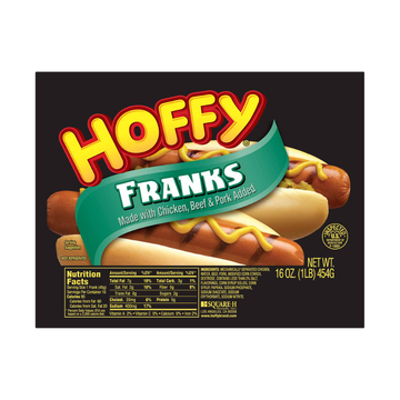 Hoffy Meat Franks 16 oz