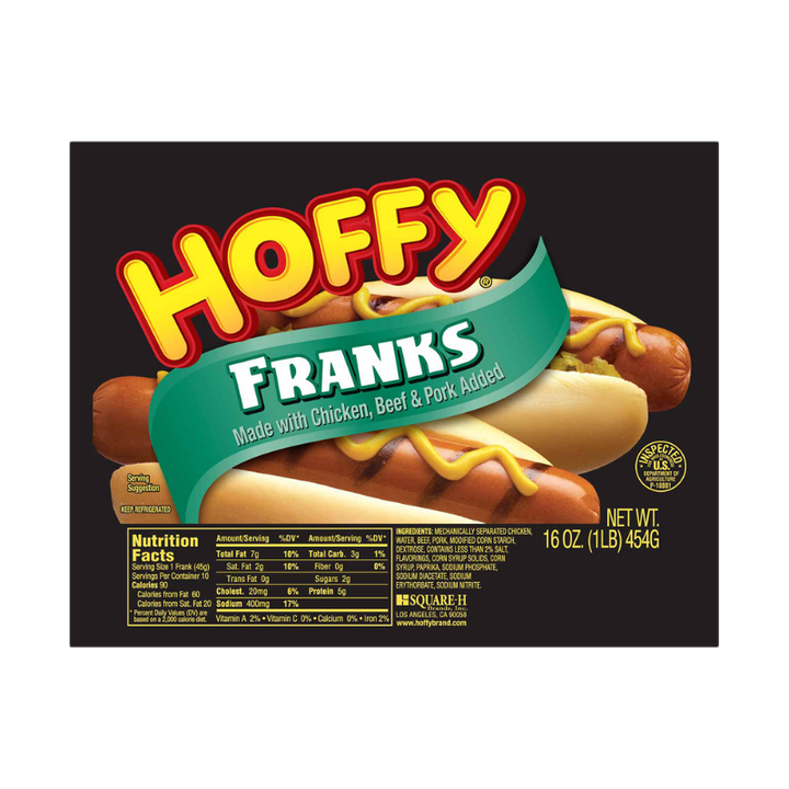 Hoffy Meat Franks 16 oz