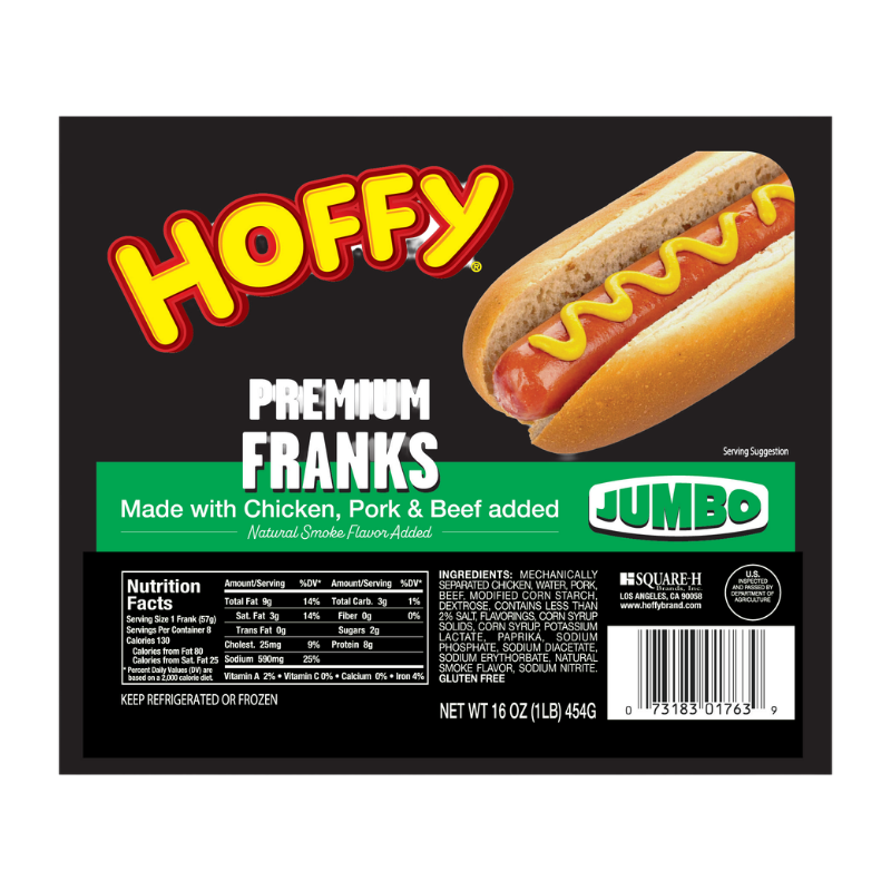 Hoffy Meat Franks 16 oz