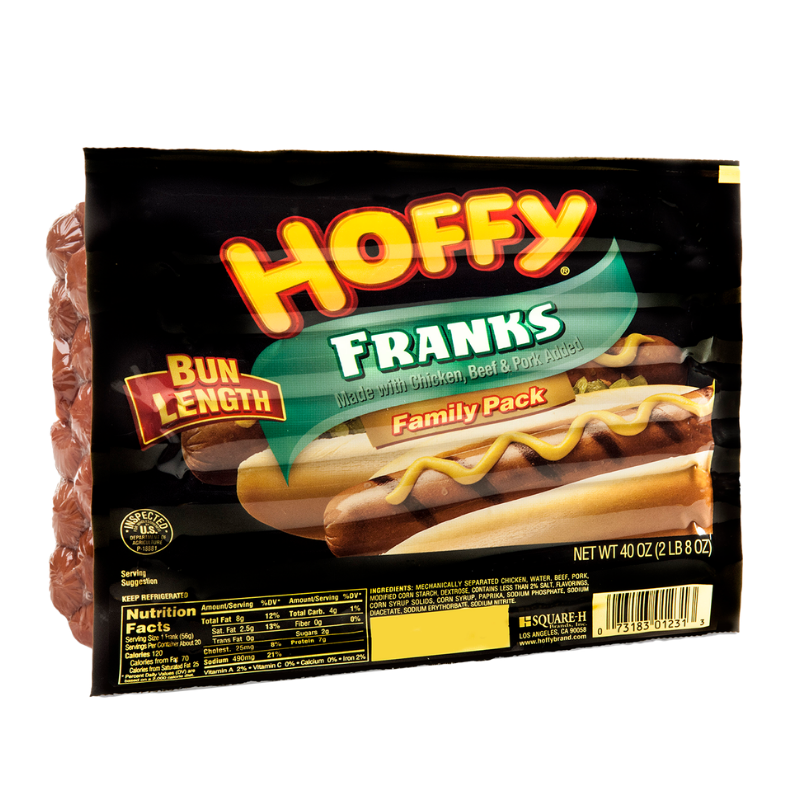 Hoffy Meat Franks 2.5 lb