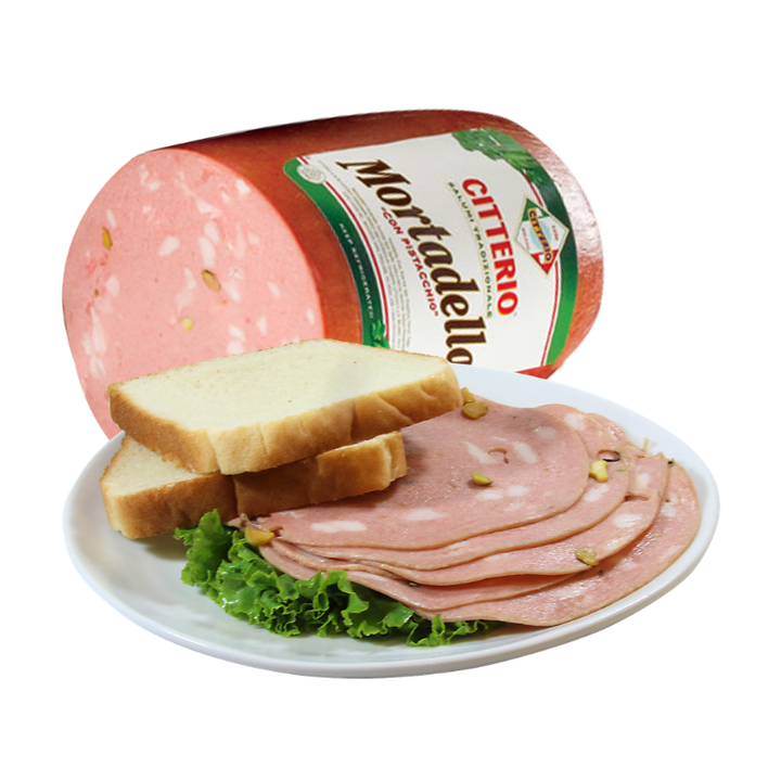 Imported Citterio Mortadella With Pistachios