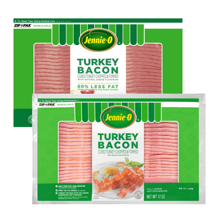 Jennie O Turkey Bacon 12 oz Selected Varieties