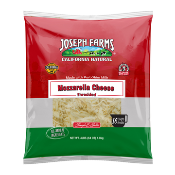Joseph Farms Cheese Shredded 4 lb