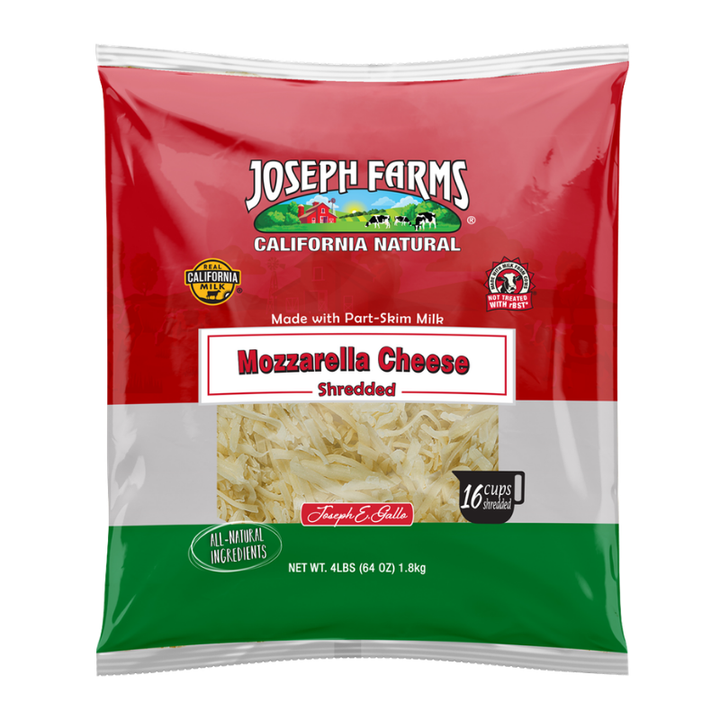 Joseph Farms Cheese Shredded 4 lb