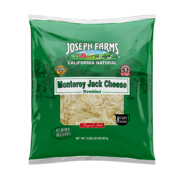 Joseph Farms Monterey Jack Shredded Cheese 2 lb