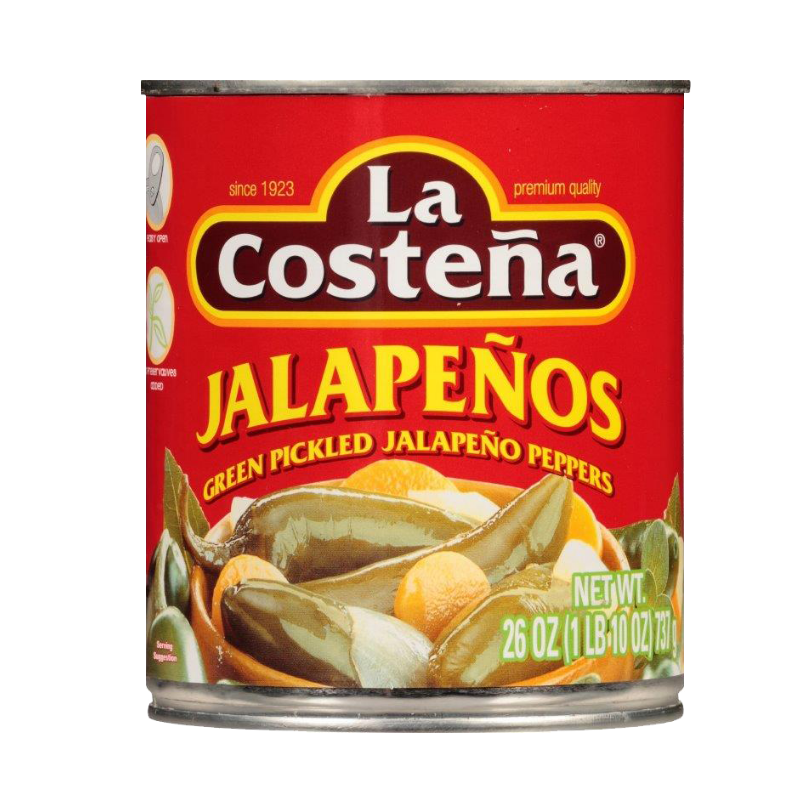 La Costena Whole Jalapenos 26 oz