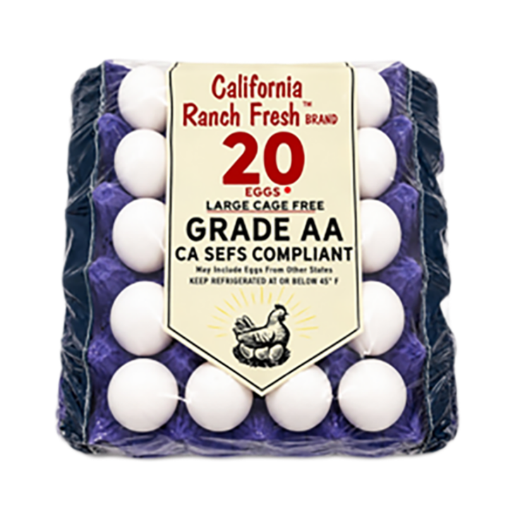 Large Eggs 20 ct Grade AA