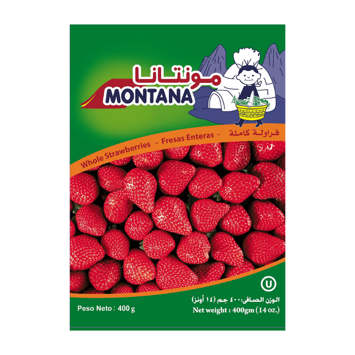 Montana Frozen Whole Strawberries 14 oz