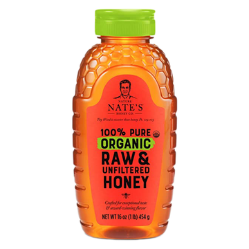 Nature's Nate Organic Raw & Unfiltered Honey