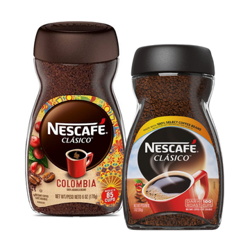 Nescafe Clasico or colombian Instant Coffee 6-7 oz