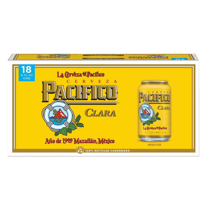 Pacifico Clara 18 Pk 12 oz Cans
