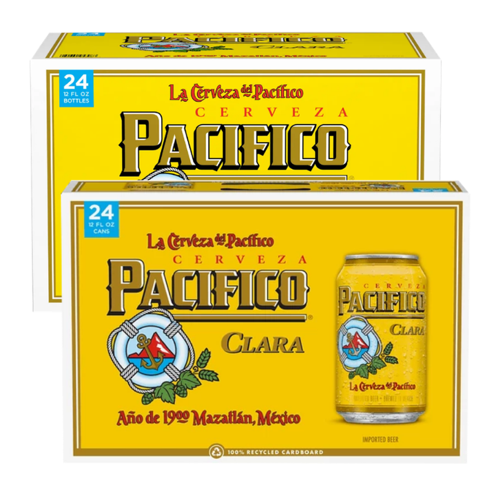 Pacifico Clara 24 Pk 12 oz Cans or Btls
