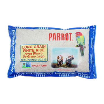 Parrot Long Grain White Rice 5 lb