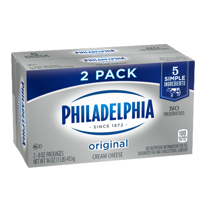 Philadelphia Cream Cheese 2 Pk 8 oz