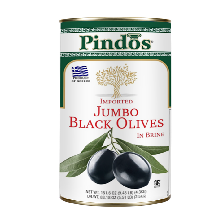 Pindos Jumbo Black Olives 2.5 Kg
