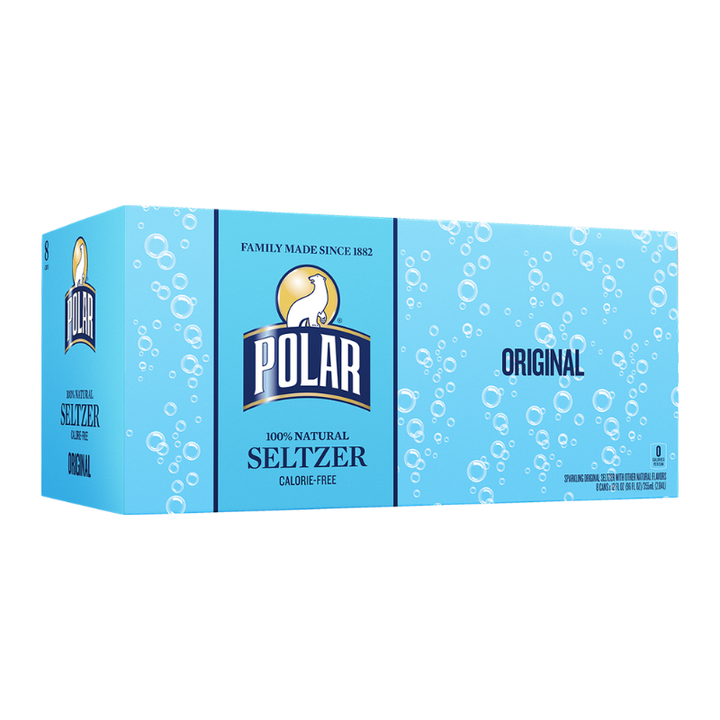 Polar Seltzer 8 Pk 12 oz