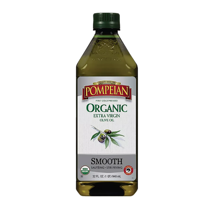 Pompeian Organic Extra Virgin Olive Oil Smooth 32 oz
