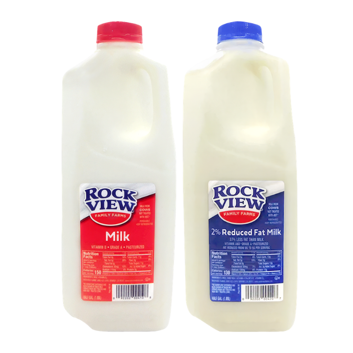 Rockview Half Gallon Milk 64 oz