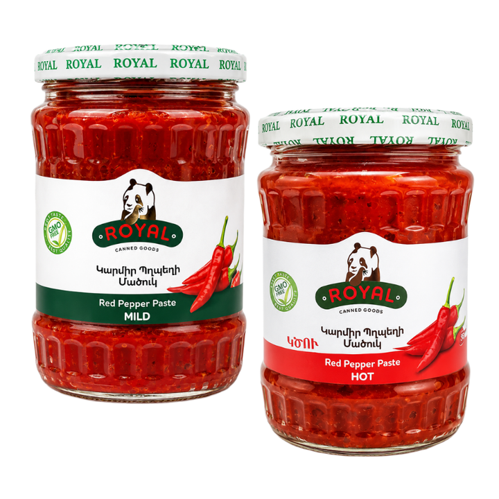Royal Hot or Mild Pepper Paste 580 Grams