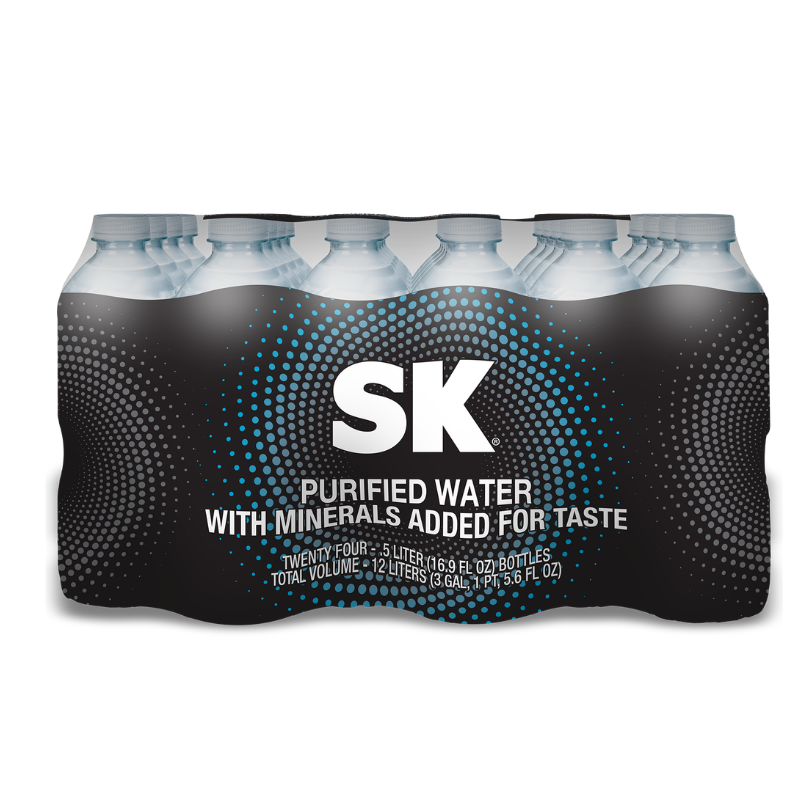 SK Purifi ed Drinking Water 24 Pk 16.9 oz