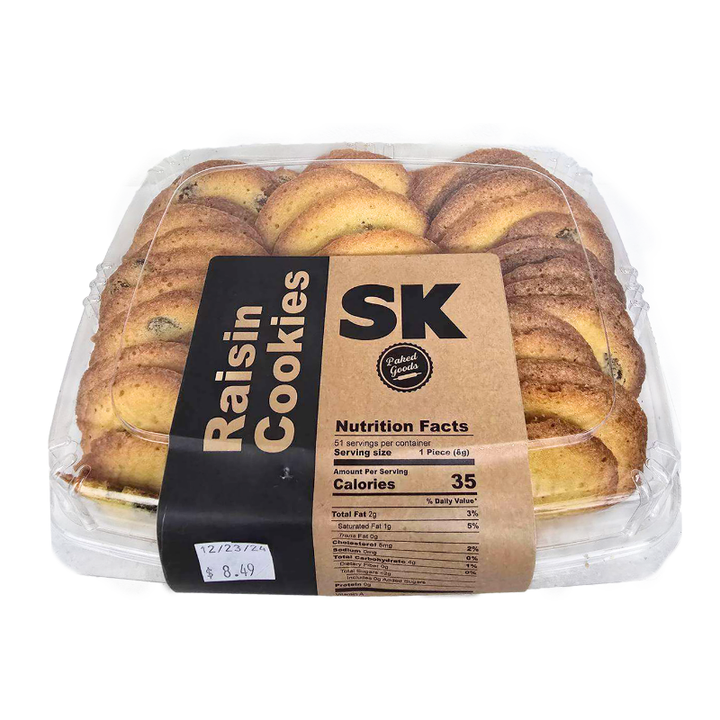 SK Raisin Cookies