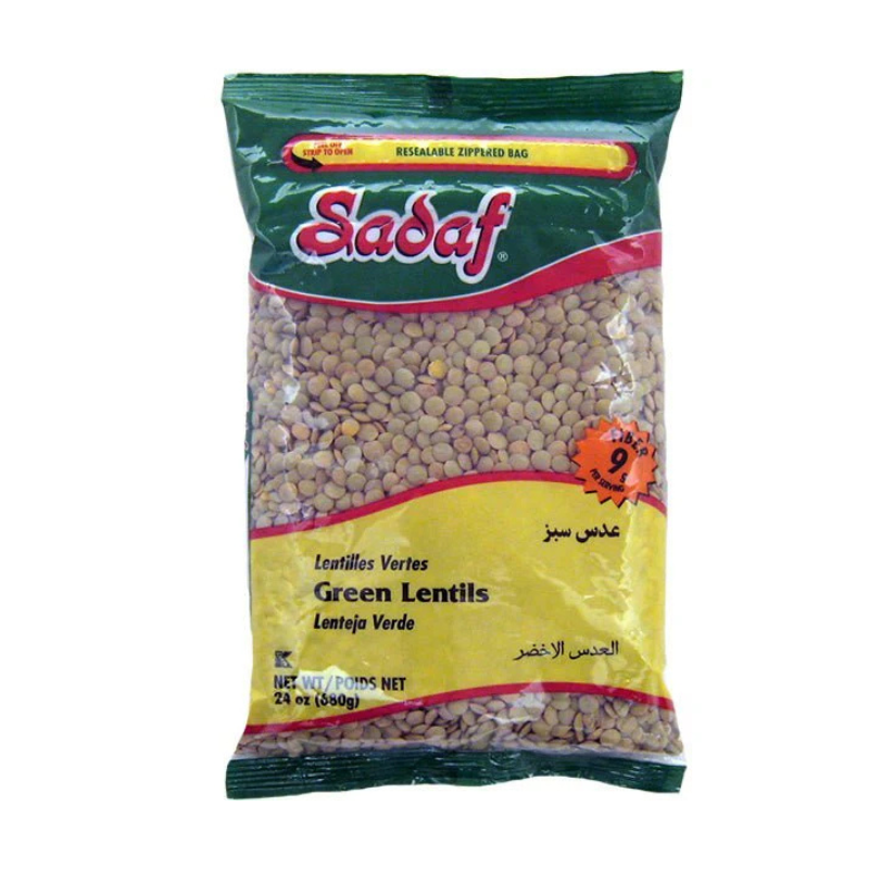 Sadaf Green Lentils or Green Lentils Fancy 24 oz