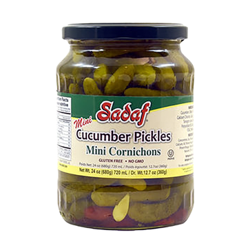 Sadaf Mini Cornichons 24 oz