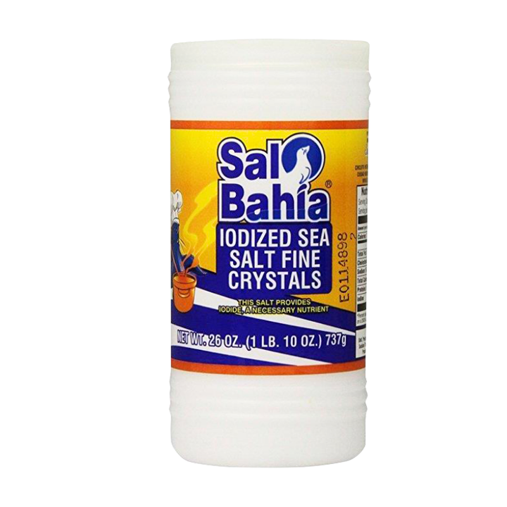 Sal Bahia Iodized Sea Salt Canister 26 oz
