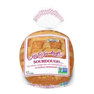 San Luis Sourdough Round Slice Bread 24 oz