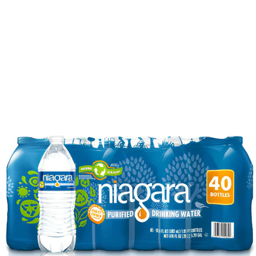 Niagara Purified Drinking Water 40pk 16.9oz