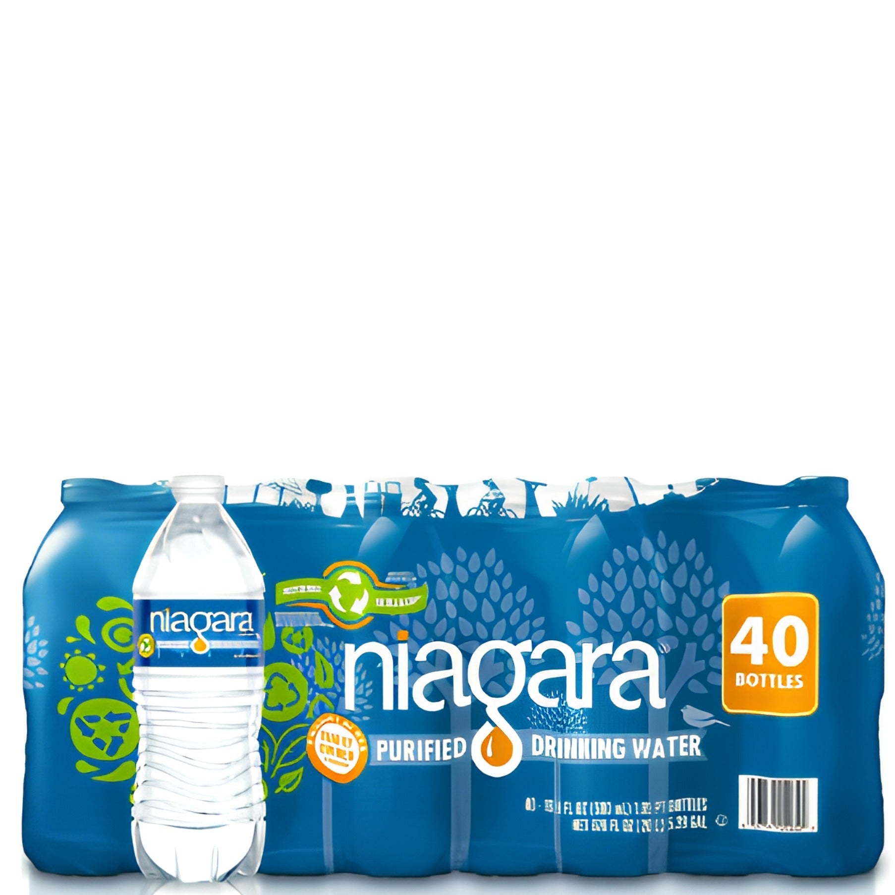 Niagara Purified Drinking Water 40pk 16.9oz