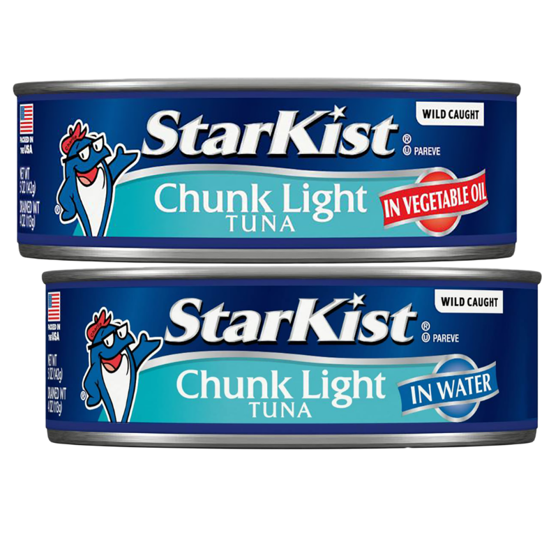 Starkist Chuck Light Tuna In Water or Oil 5oz 