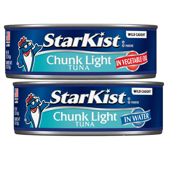 Starkist Chunck Light Tuna in Water or Oil 5 oz