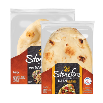 Stonefire Naan Bread Selected Varieties 4-count or 8.8 oz