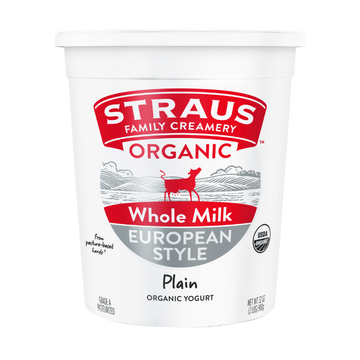 Straus Organic Yogurt 32 oz Selected Varieties