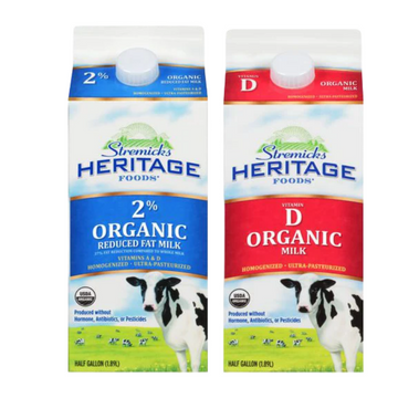 Stremicks Heritage Organic Milk 64 oz Selected Varieties