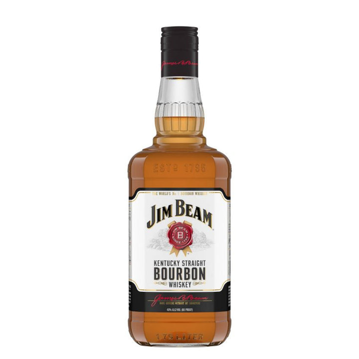 Jim Beam Kentucky Straight Bourbon Whiskey 1.75 Liter