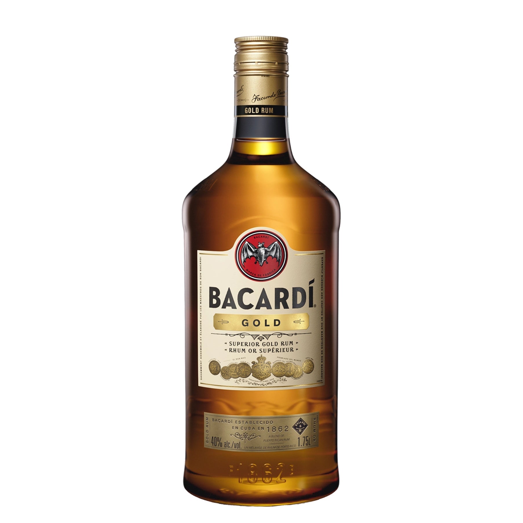 Bacardi Gold Rum 1.75 Liter