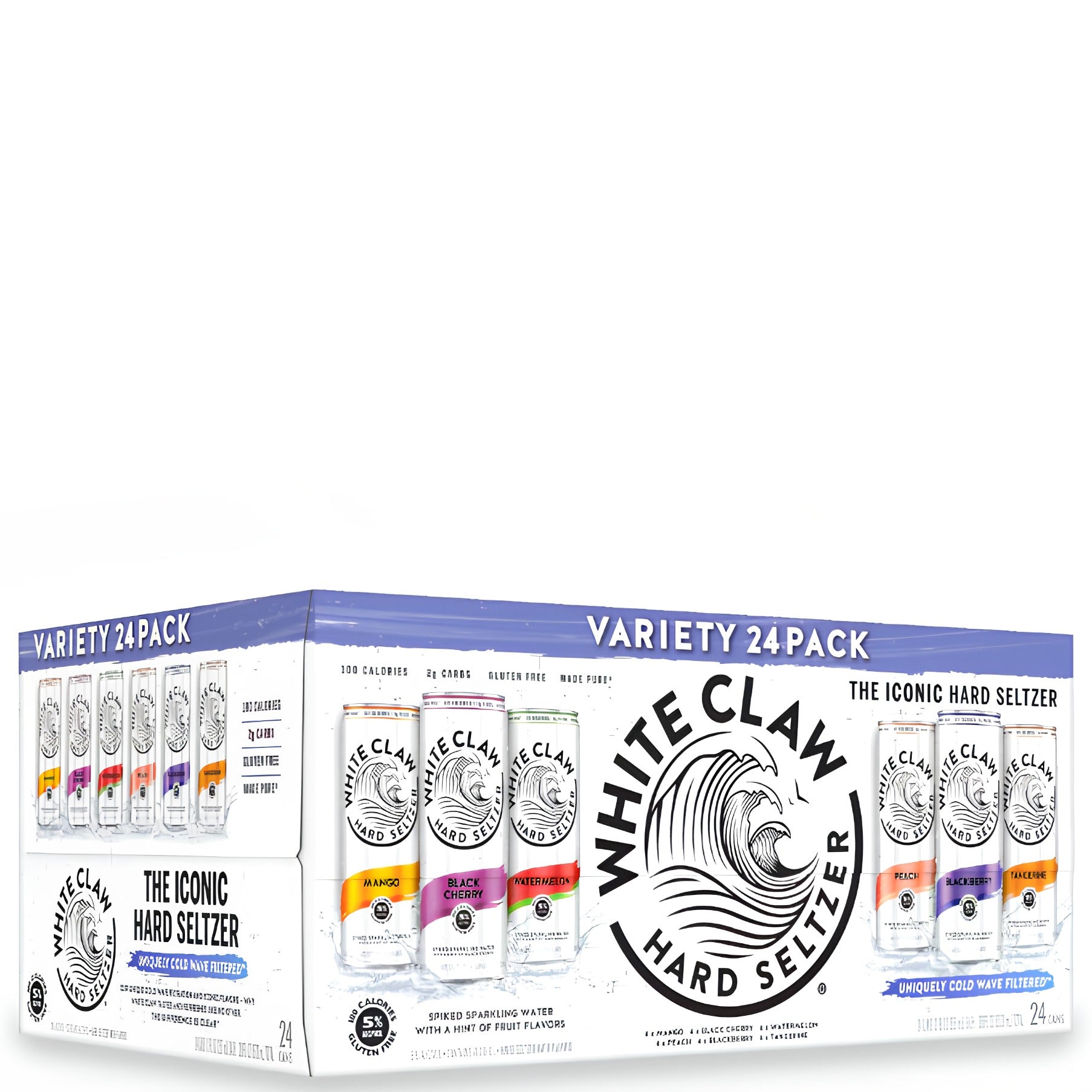 White Claw Hard Seltzer Variety Pack 24pk Can 12oz