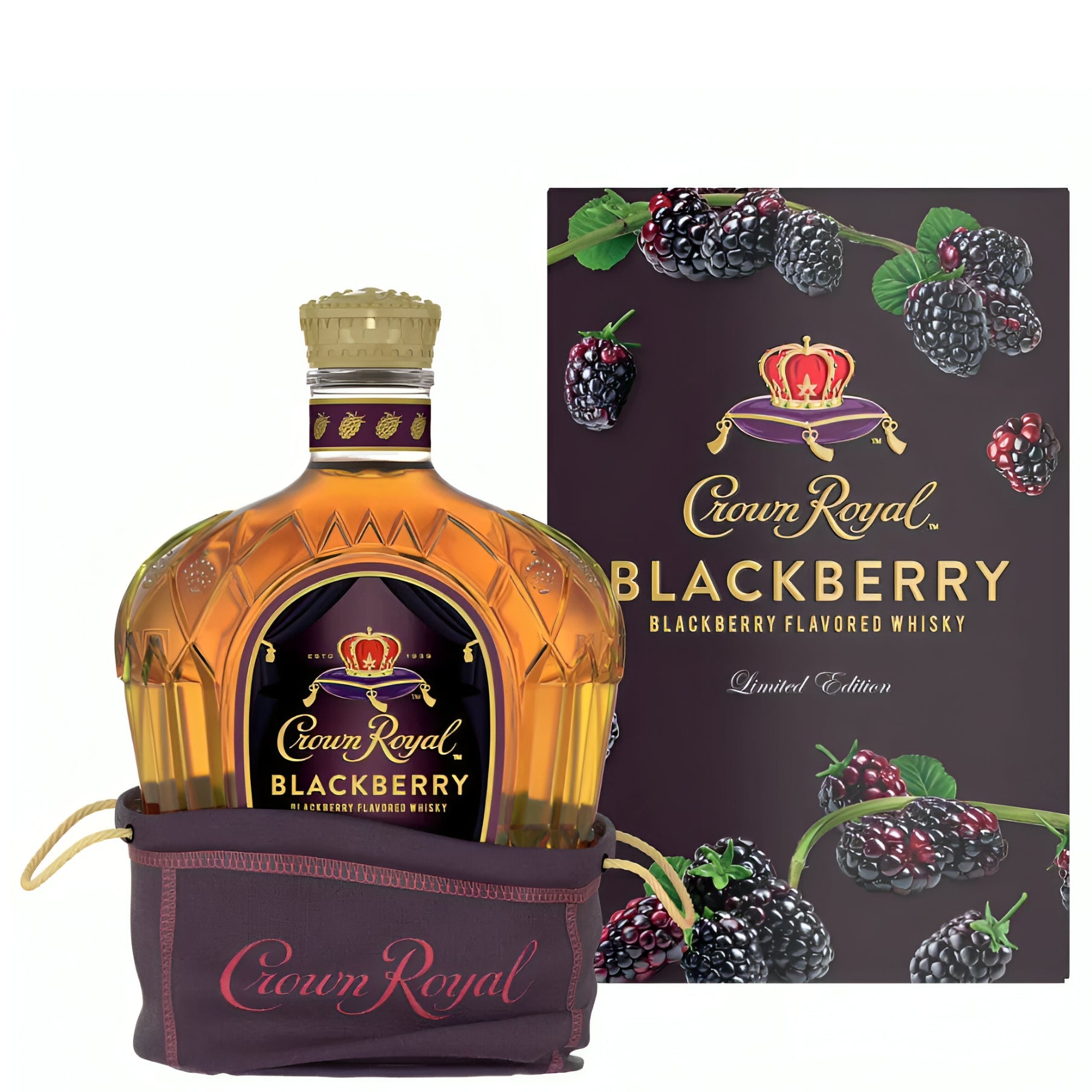 Crown Royal Blackberry Flavored Canadian Whisky 750ml