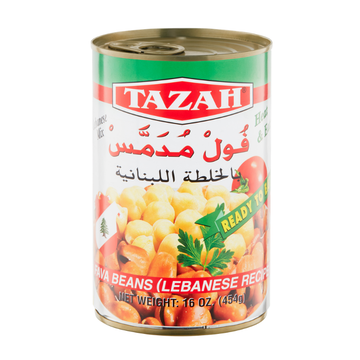 Tazah Fava Beans Lebanese Recipe 16 oz