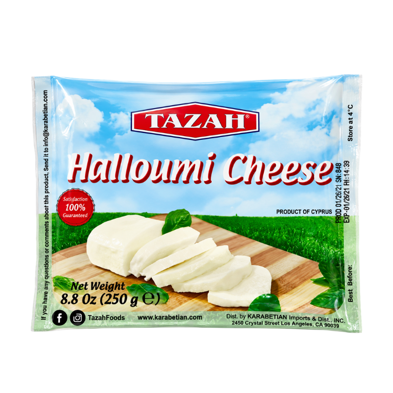 Tazah Halloumi Cheese 250 Grams