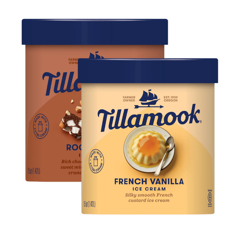 Tillamook Old Fashioned Ice Cream 48 oz