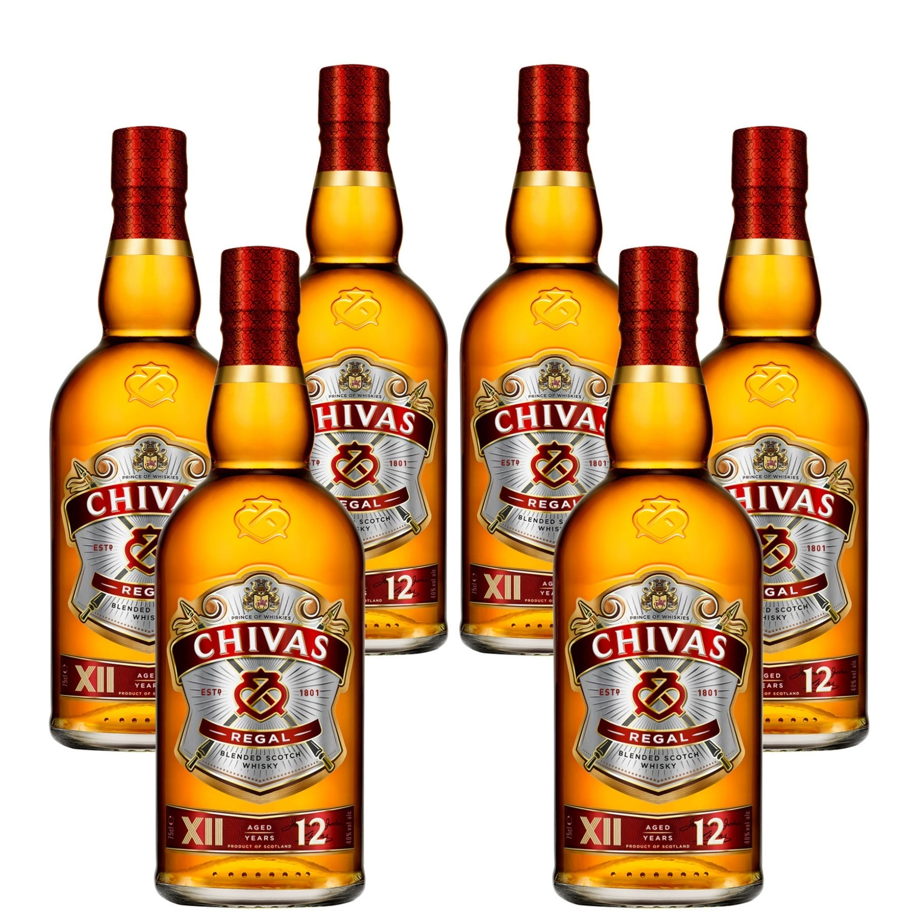 Chivas Regal 12 Yr Blended Scotch Whisky 750ml — view 2