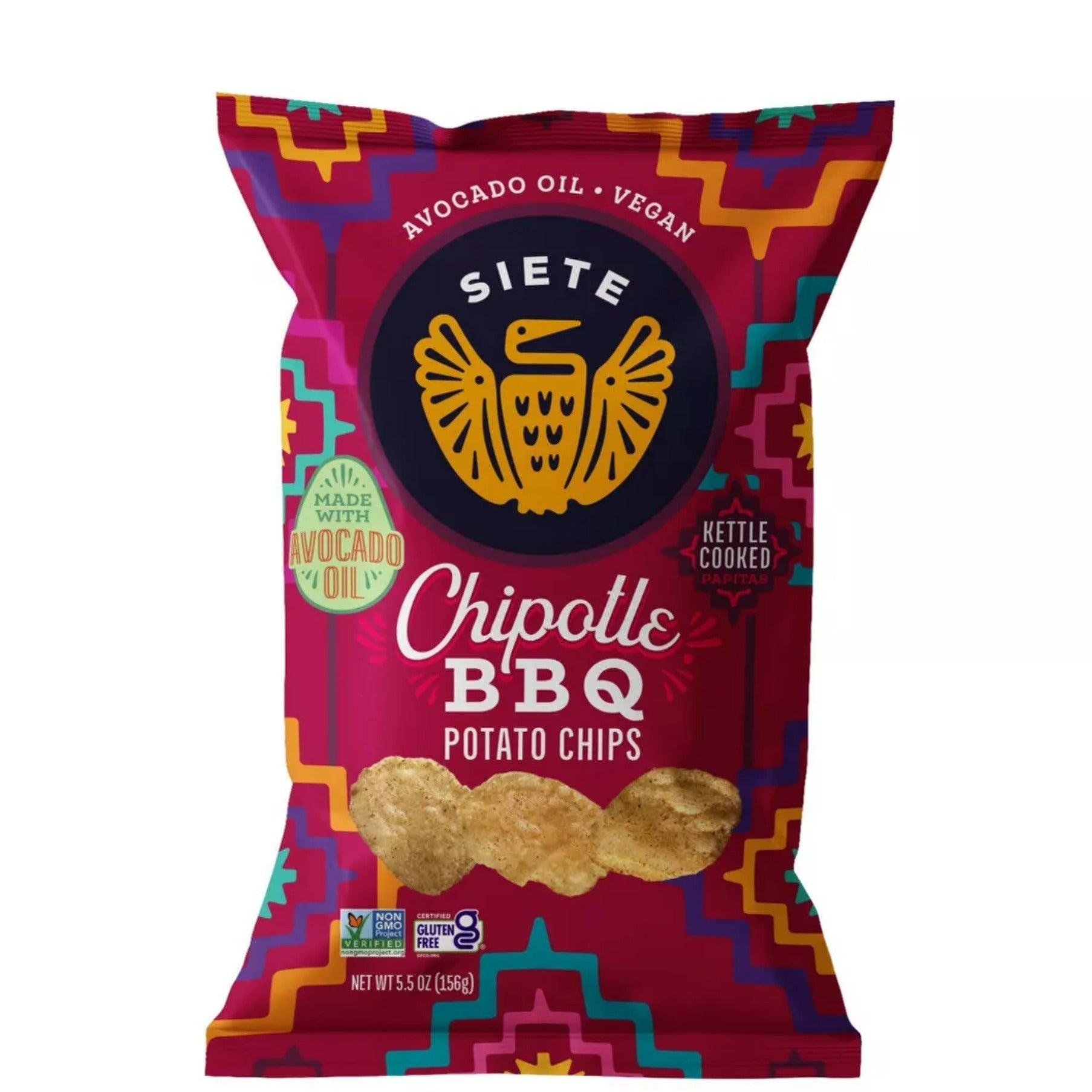 Siete Chipotle BBQ Potato Chips 5.5oz