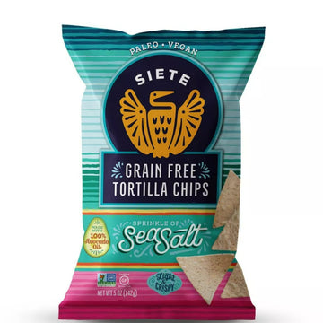 Siete Grain Free Tortilla Chips Sea Salt 5oz